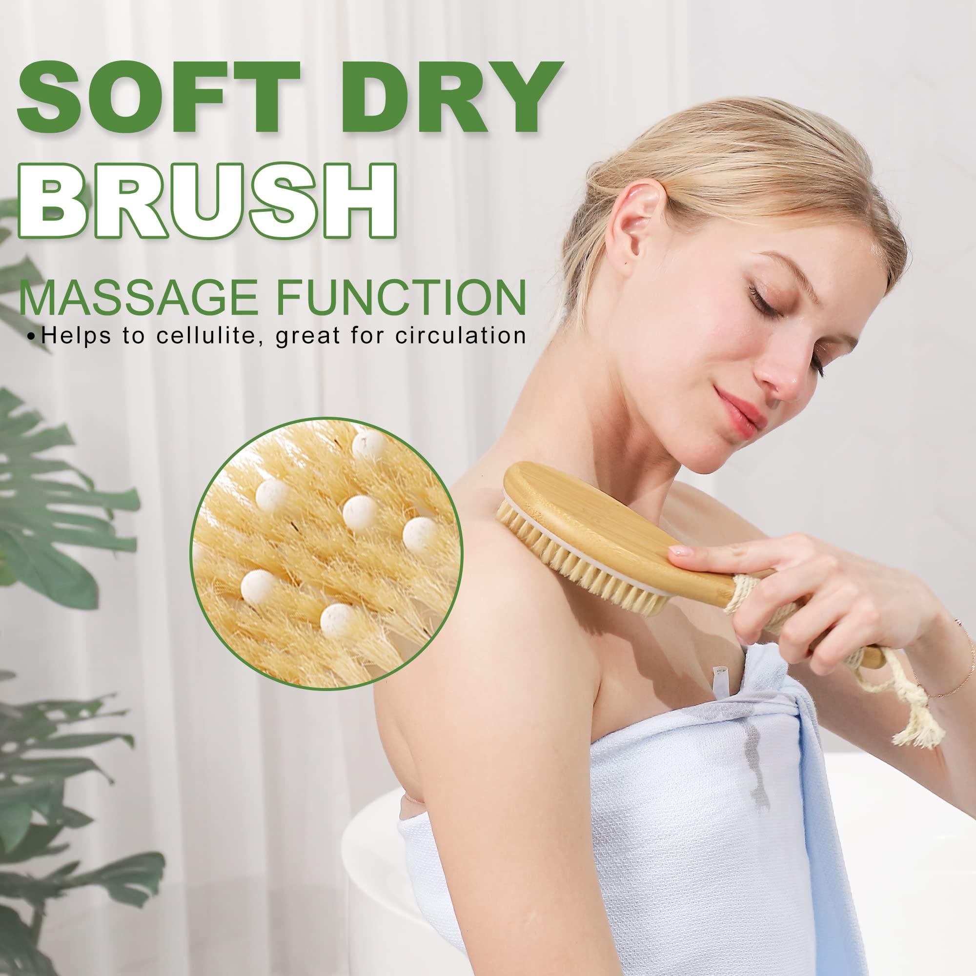 Détails des poils sanglier naturels sur la brosse AIFEIVICO