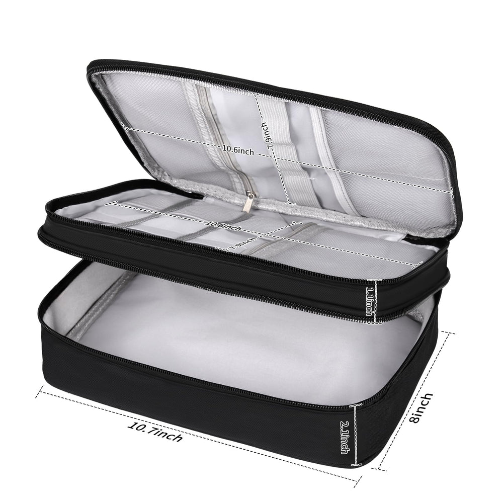 AIHOPESTO Barber Case: poignée pratique et zip bidirectionnel pour transporter partout