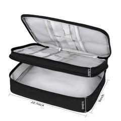 AIHOPESTO Barber Case: poignée pratique et zip bidirectionnel pour transporter partout