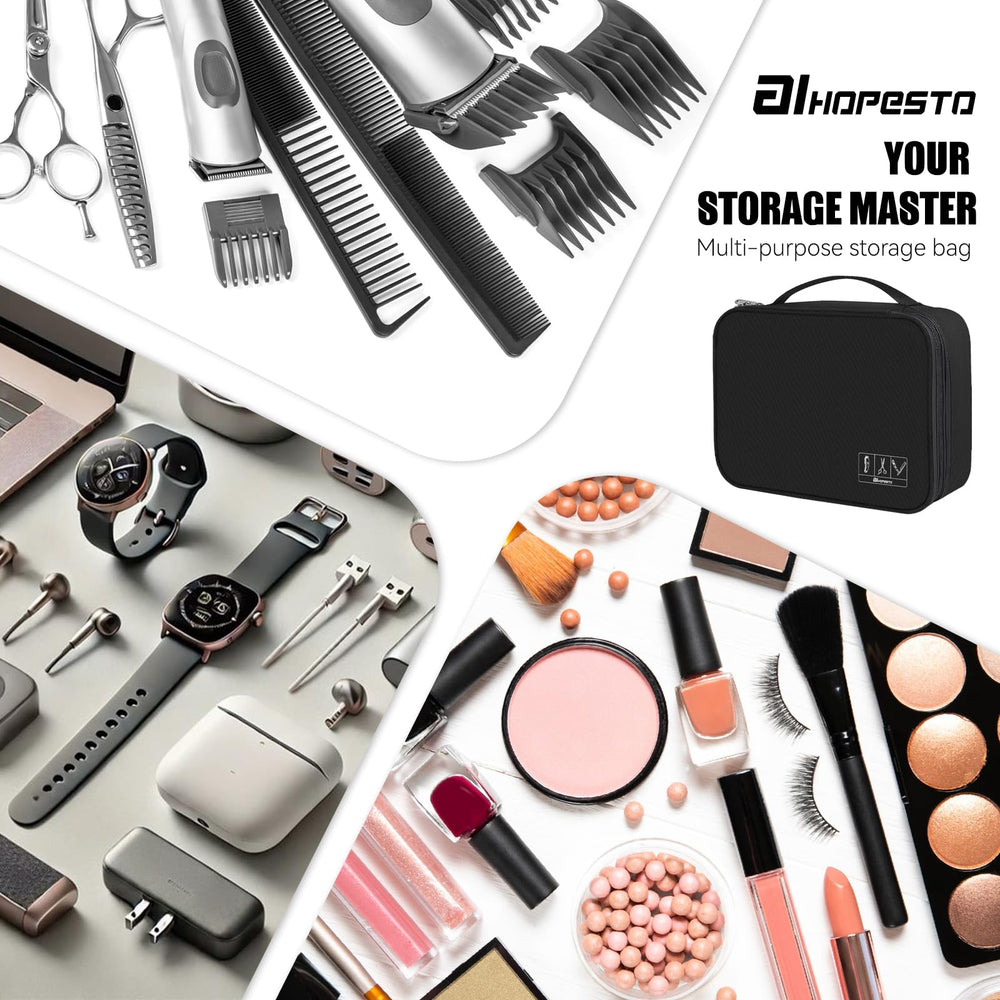 AIHOPESTO Barber Case: étui voyage élégant pour professionnels et ateliers à domicile