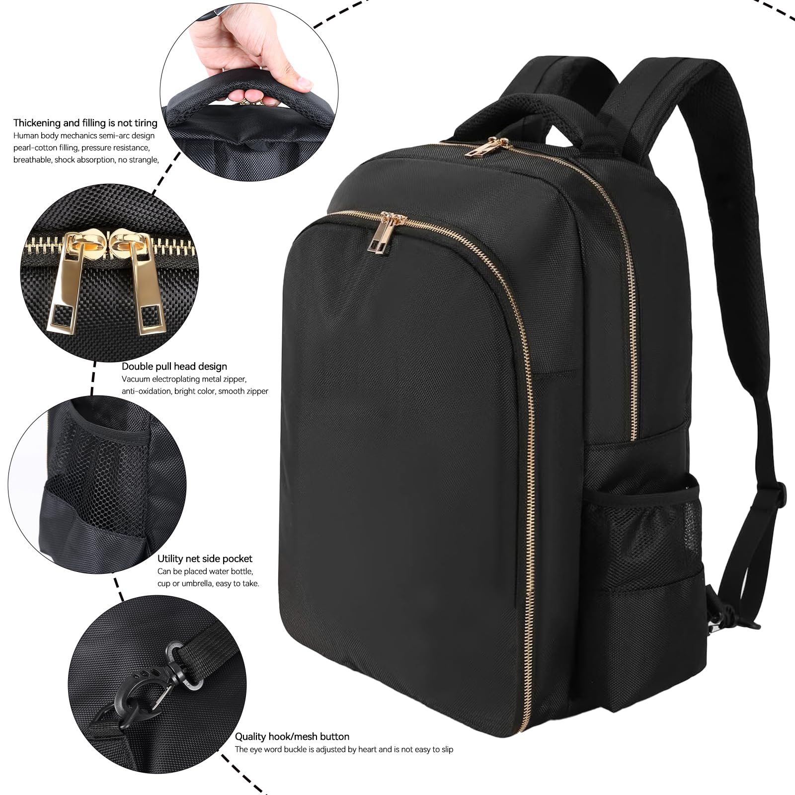 AIHOPESTO sac barbier voyage - grande capacité pour outils et accessoires