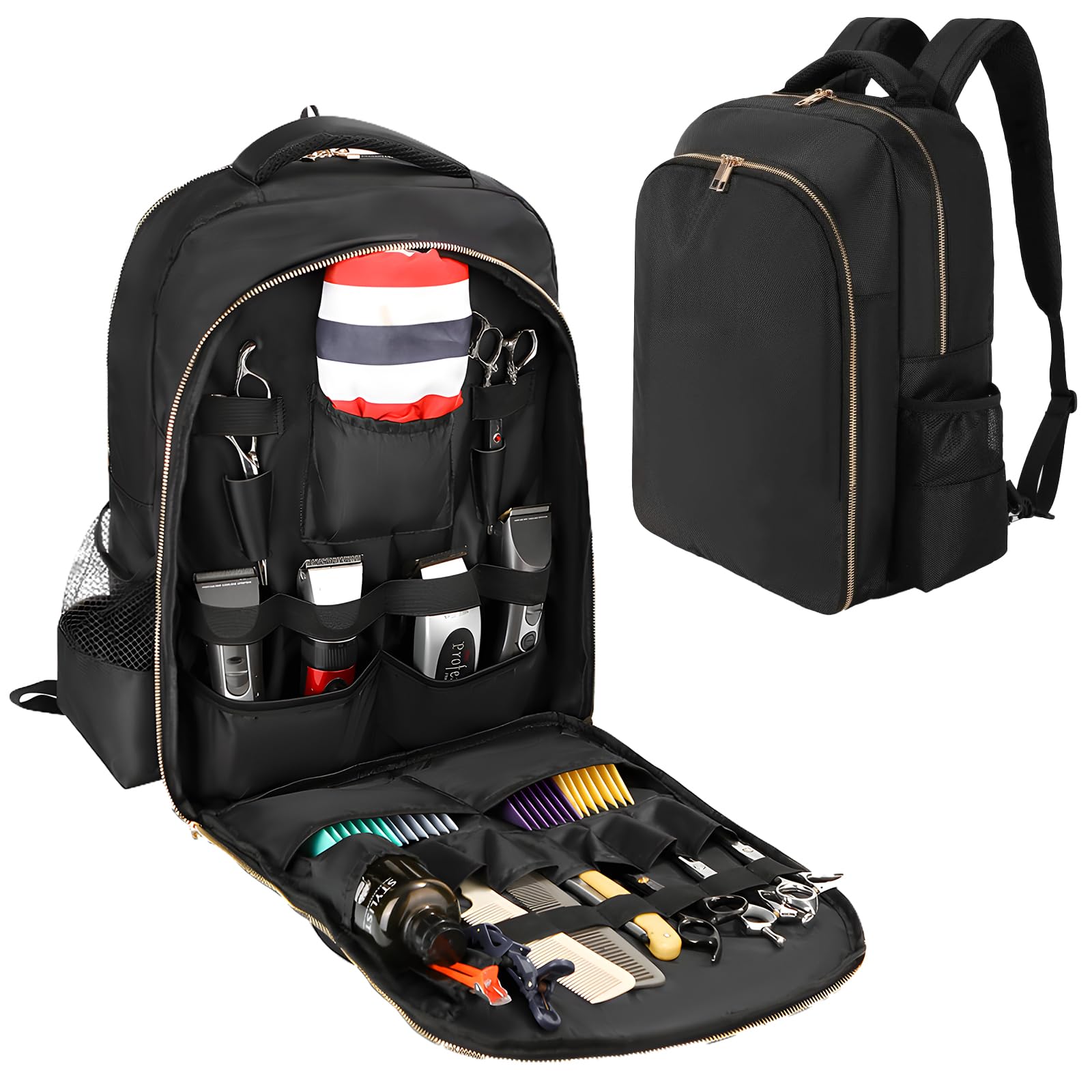 AIHOPESTO sac barbier voyage - soutien dorsal pour porter léger