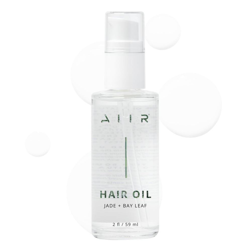 AIIR Jade Hair Oil – bouteille pompe: brillance et hydratation durable