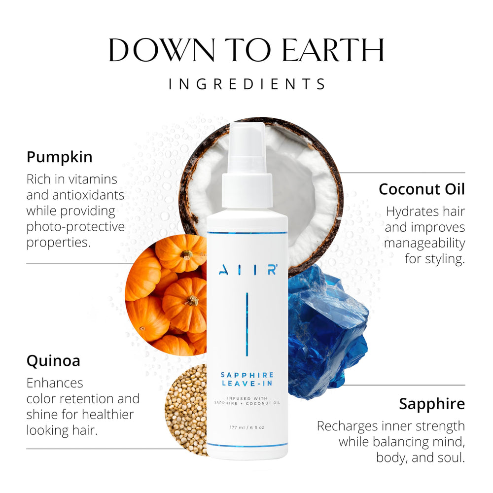 AIIR Sapphire Soin Sans Rinçage: hydratation légère pour tous les types de cheveux.