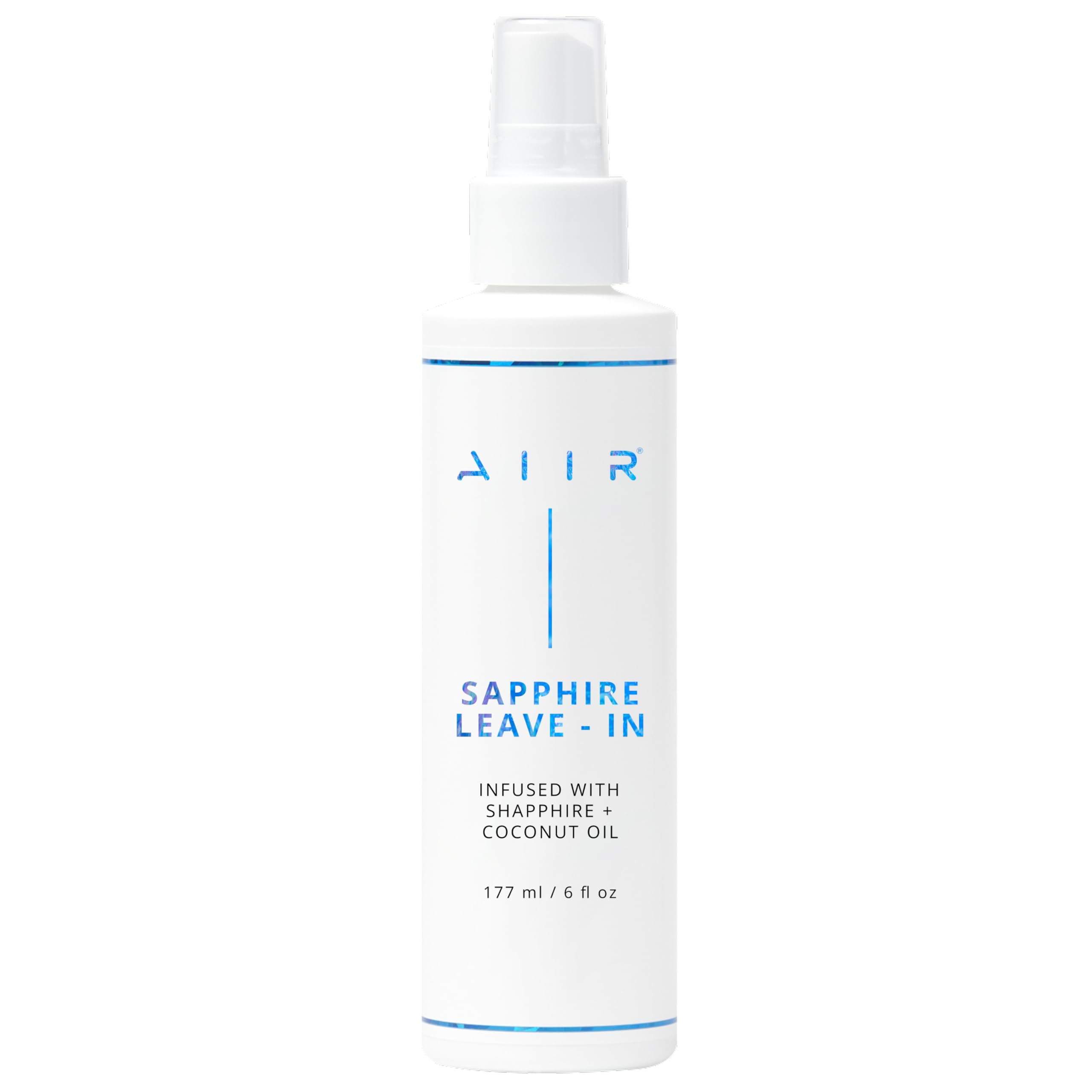 AIIR Sapphire Soin Sans Rinçage: bouteille prête au démêlage léger et hydratation sans peser.
