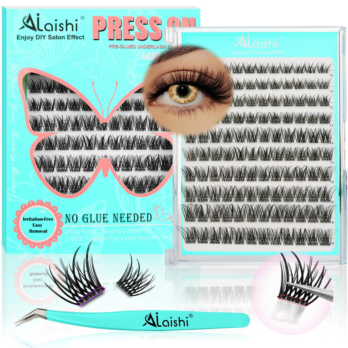 Cils AILAISHI sans colle en application rapide pour un regard instantané