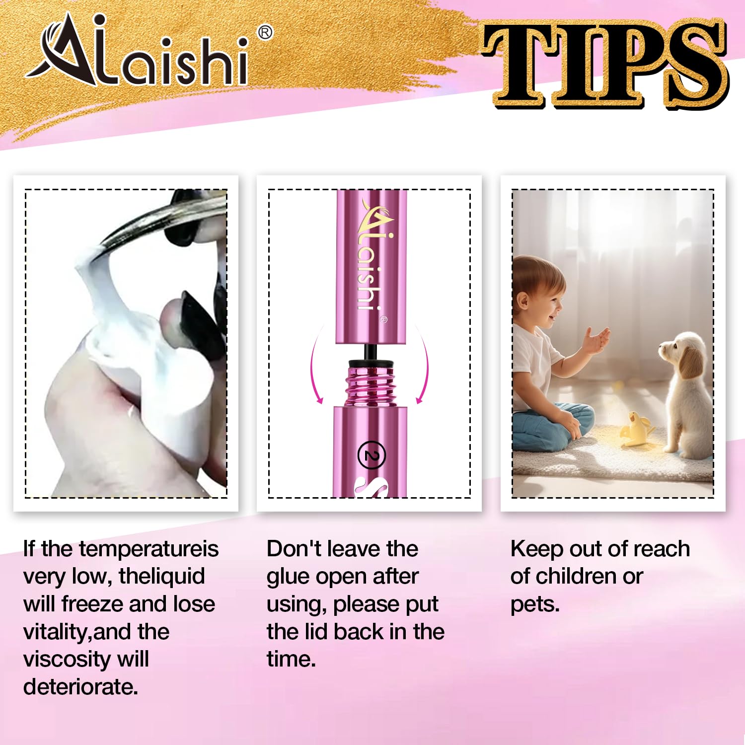 LIant et scellement 2-en-1 AILAISHI pour une application simple.