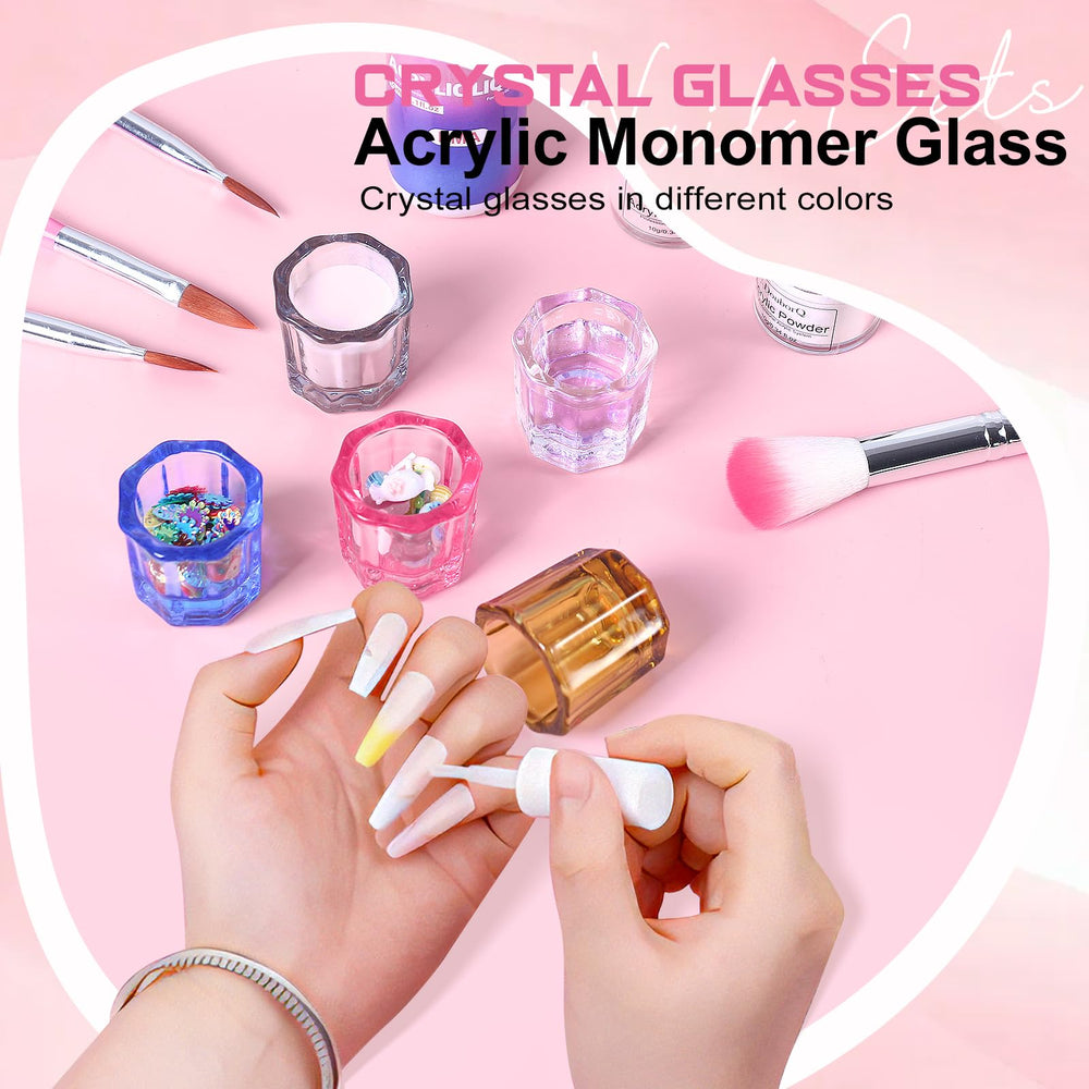 AILALUO gobelet Dappen en verre épais, résistant à l'acétone.