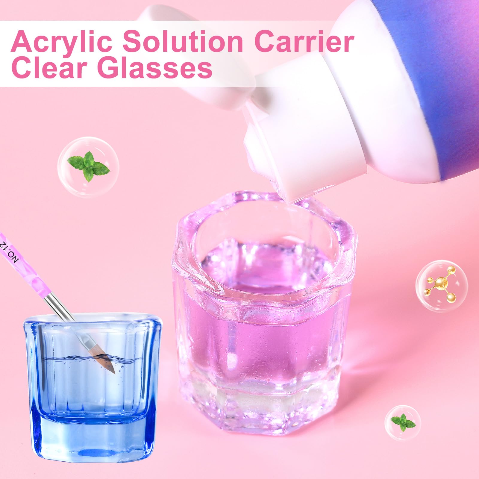AILALUO coupelle Dappen transparente, vue nette sur les produits.