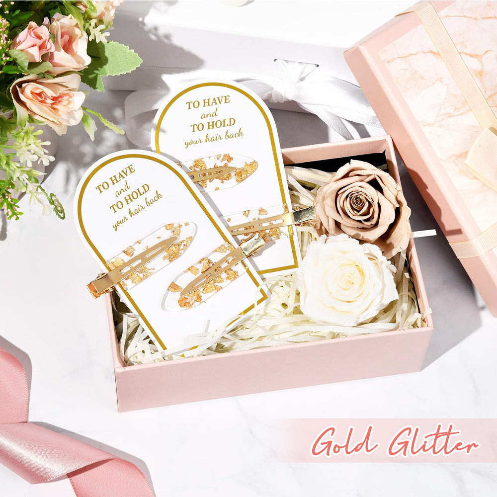 Barrette Aileam emballage 20 pièces, 10 cartes, cadeau idéal pour demoiselles d'honneur.