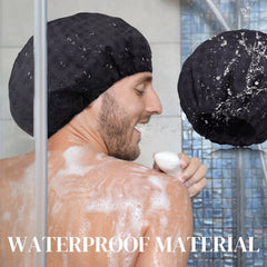 Bonnet douche Aileam réglable, ajustement fiable pour toutes les têtes