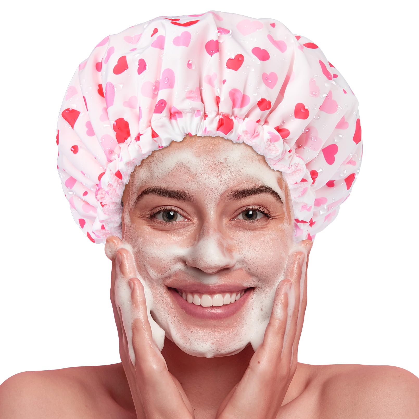 Bonnet de douche Aileam, nettoyage facile après chaque usage.