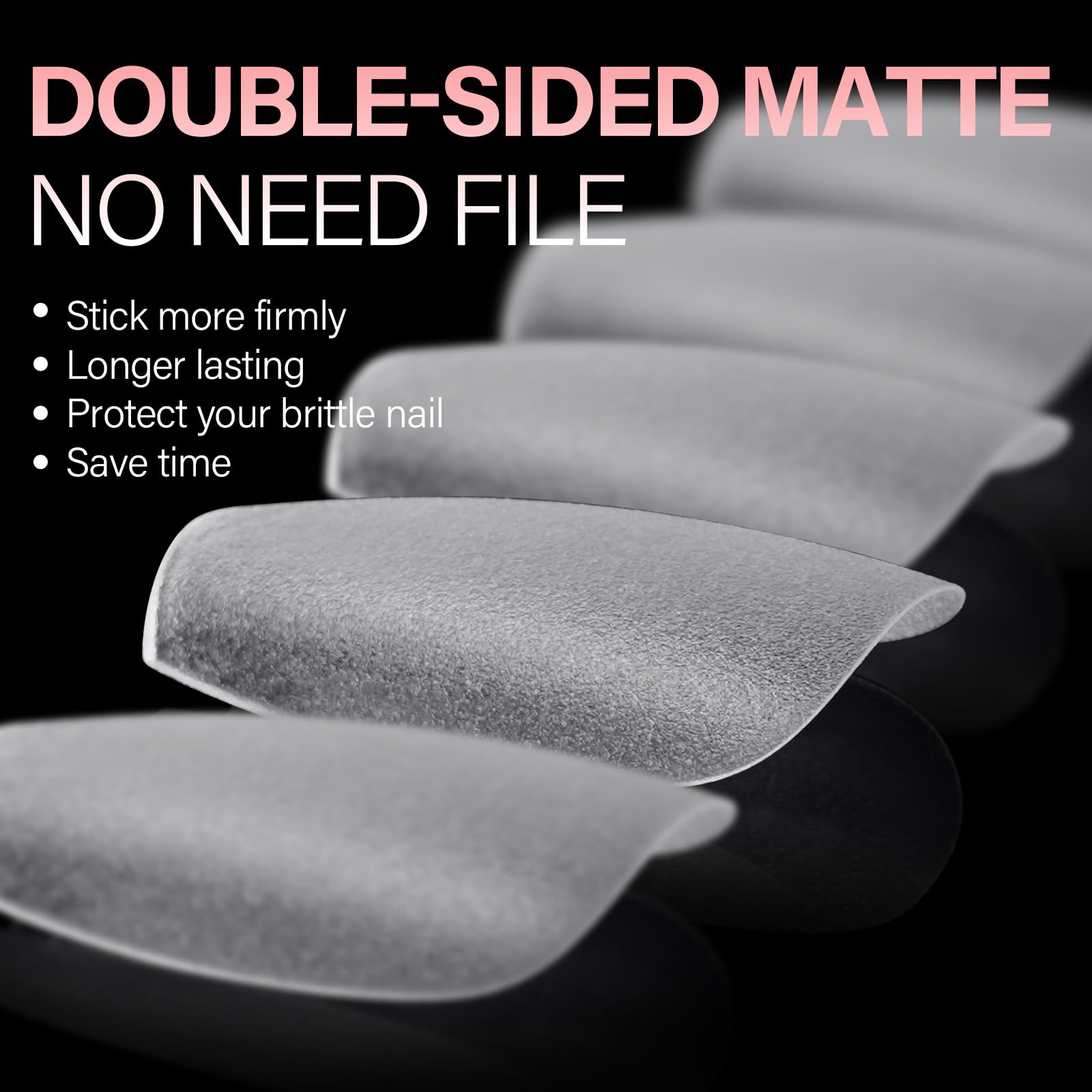 AILLSA adhésion double-face : design mat sans polissage pour gagner du temps