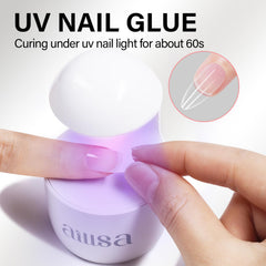 AILLSA colle gel pour pierres rhinestones, fixation rapide sans bulles.