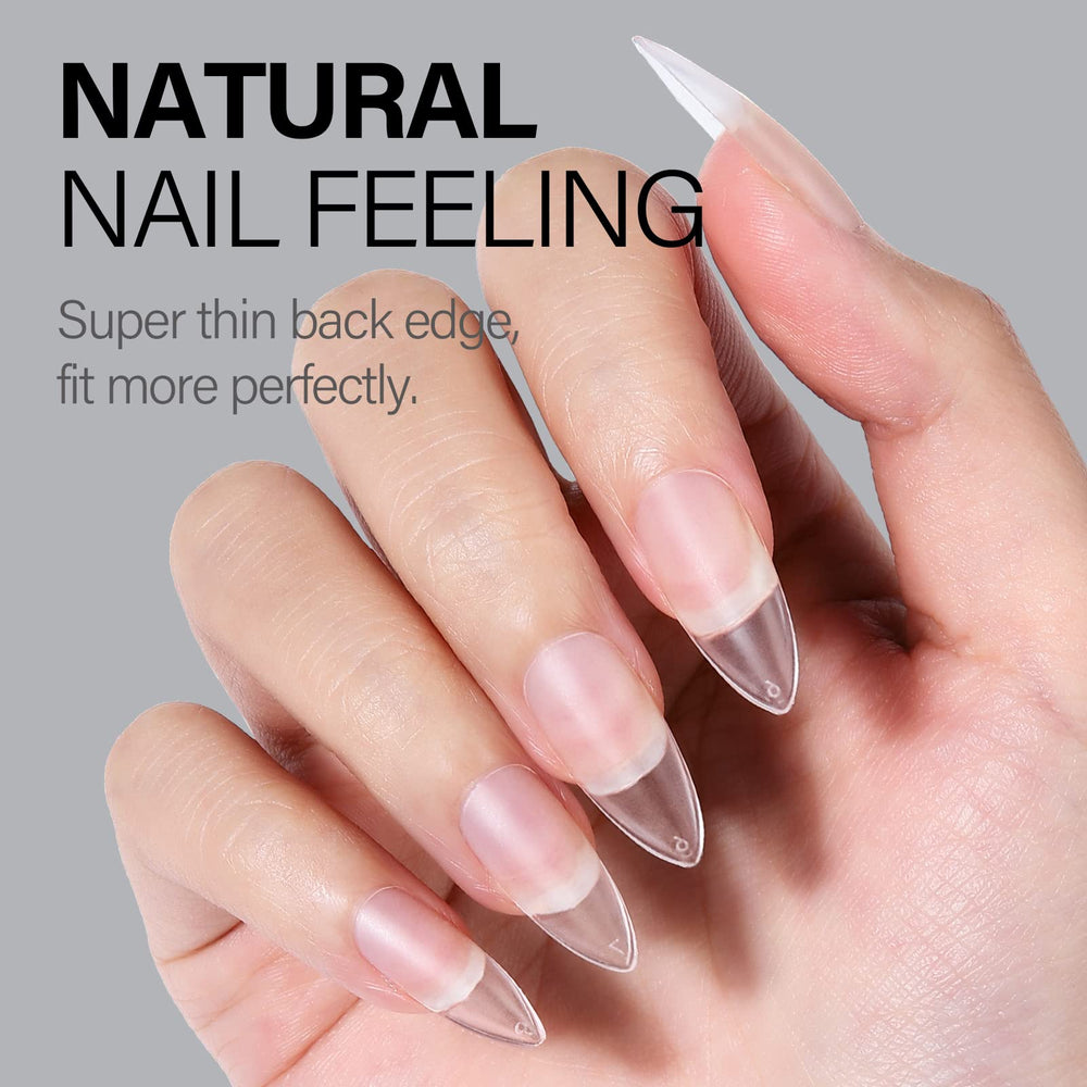Ensemble de 240 pièces en 10 tailles, adapté à chaque ongle.