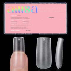 AILLSA extensions ongles carrés moyen 450pcs pose rapide et couverture complète