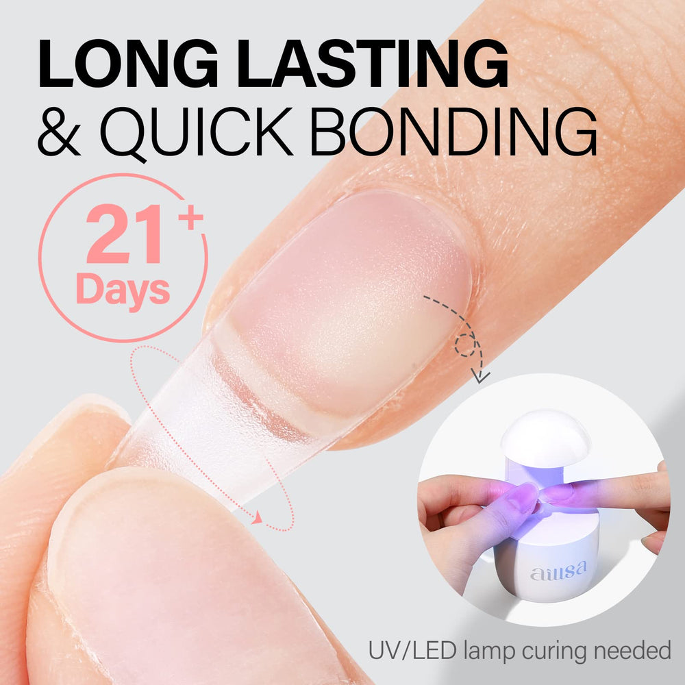 AILLSA gel extension ongles 15ml clair pour un effet naturel.