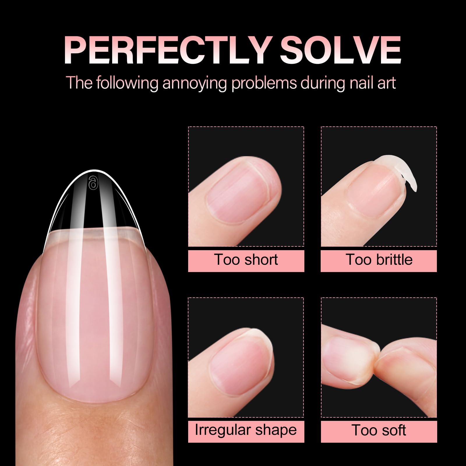 Compatibles avec vernis gel et adhésifs pour des designs variés.