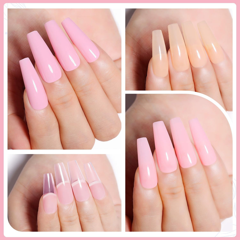 Vernis gel nude naturel AIMEILI parfait pour une French manucure