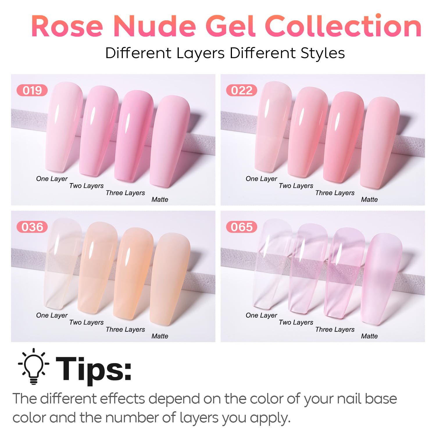 Kit AIMEILI vernis gel nude 4 pièces pour manucure maison