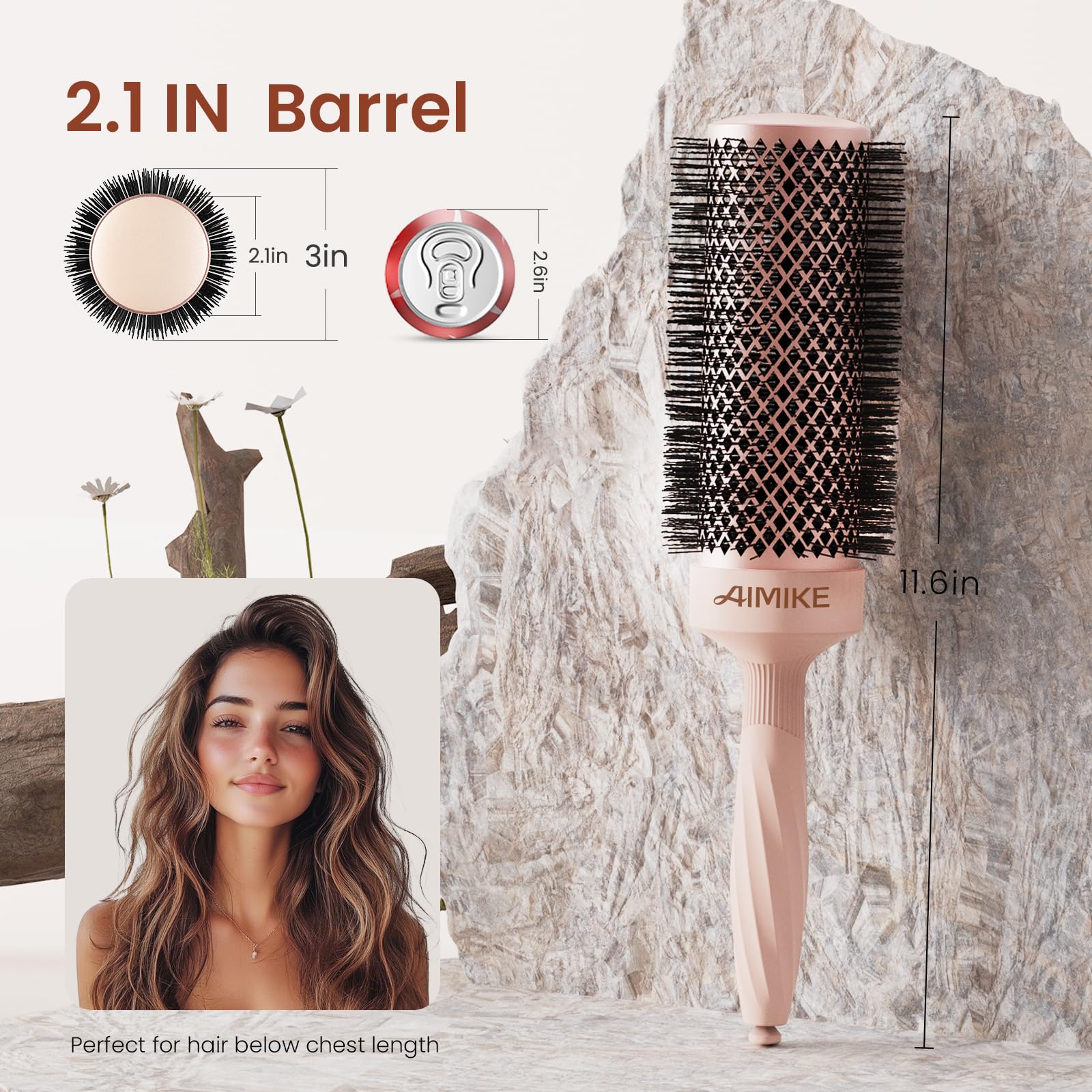 AIMIKE design 1 pièce, sans couture, réduction des nœuds pendant le brushing.