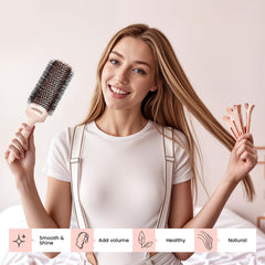 AIMIKE brosse avec perforations d'air, séchage plus rapide sans surchauffe.