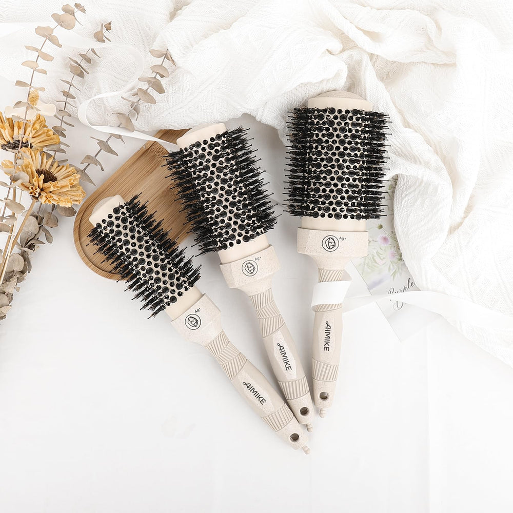 Brosse AIMIKE usage quotidien pour coiffage maison rapide et efficace.