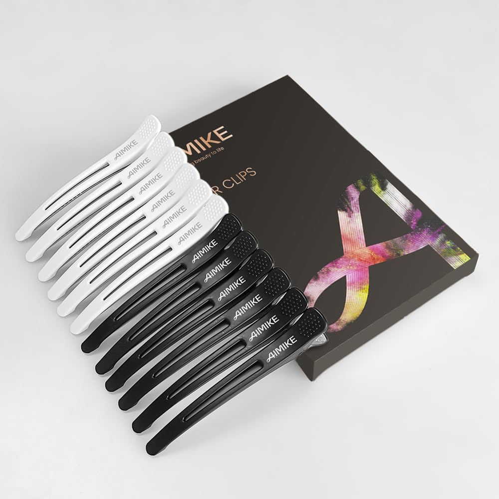 AIMIKE clip-cheveux silicone usage quotidien, maniables et efficaces