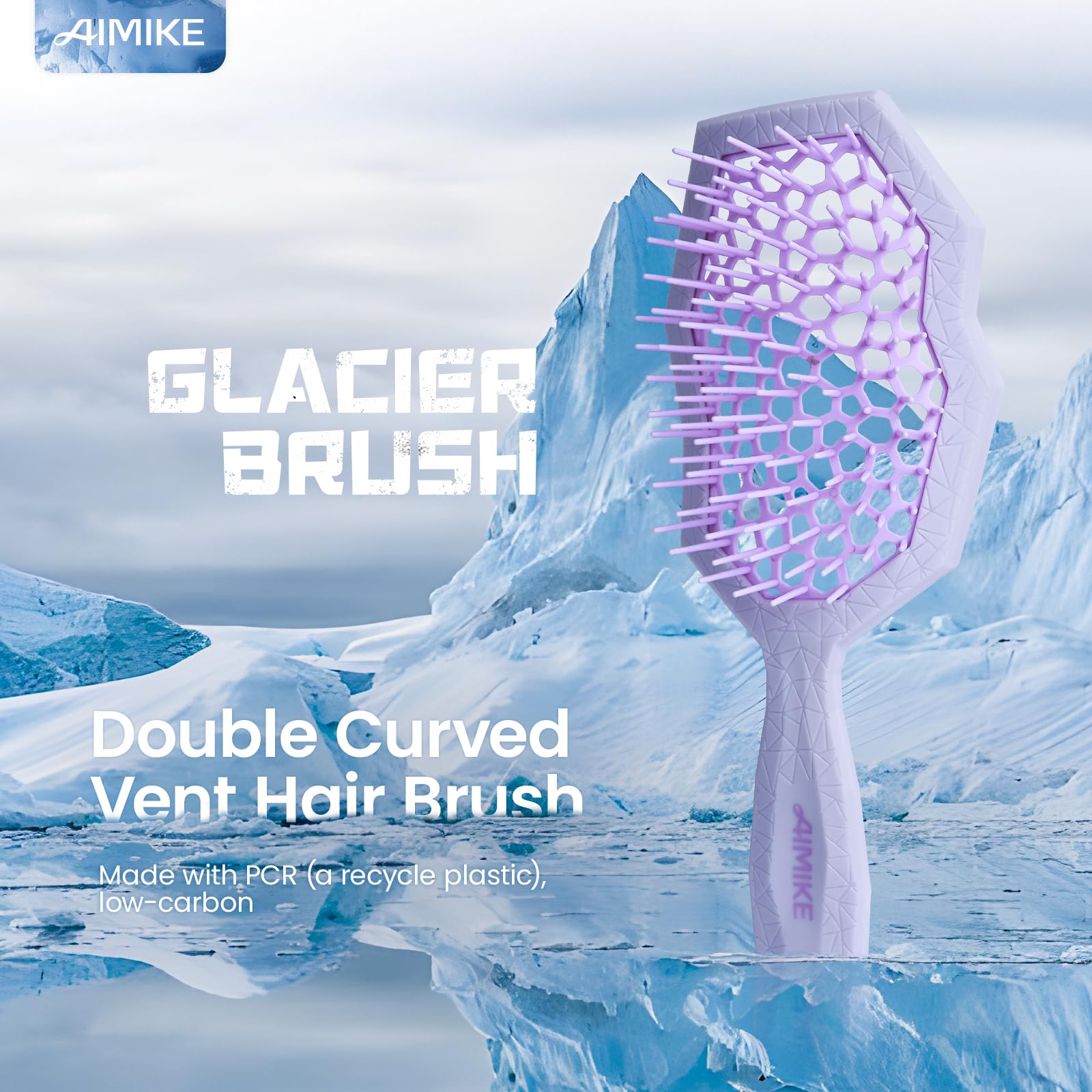 AIMIKE Glacier en main, prise ergonomique pour démêlage facilité.