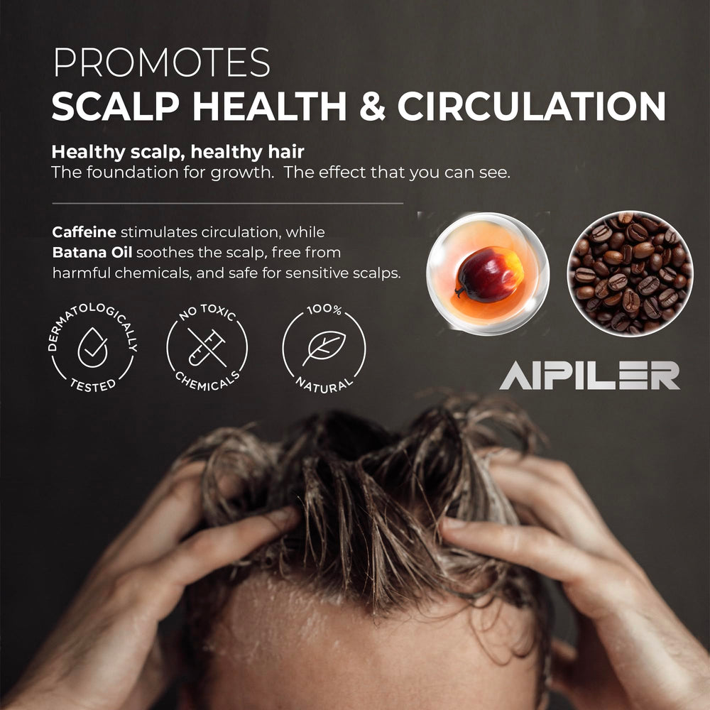 Cheveux brillants et revitalisés grâce à AIPILER Batana.