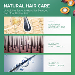 Cheveux plus lisses et brillants après l’application d’Aipiler Batana.