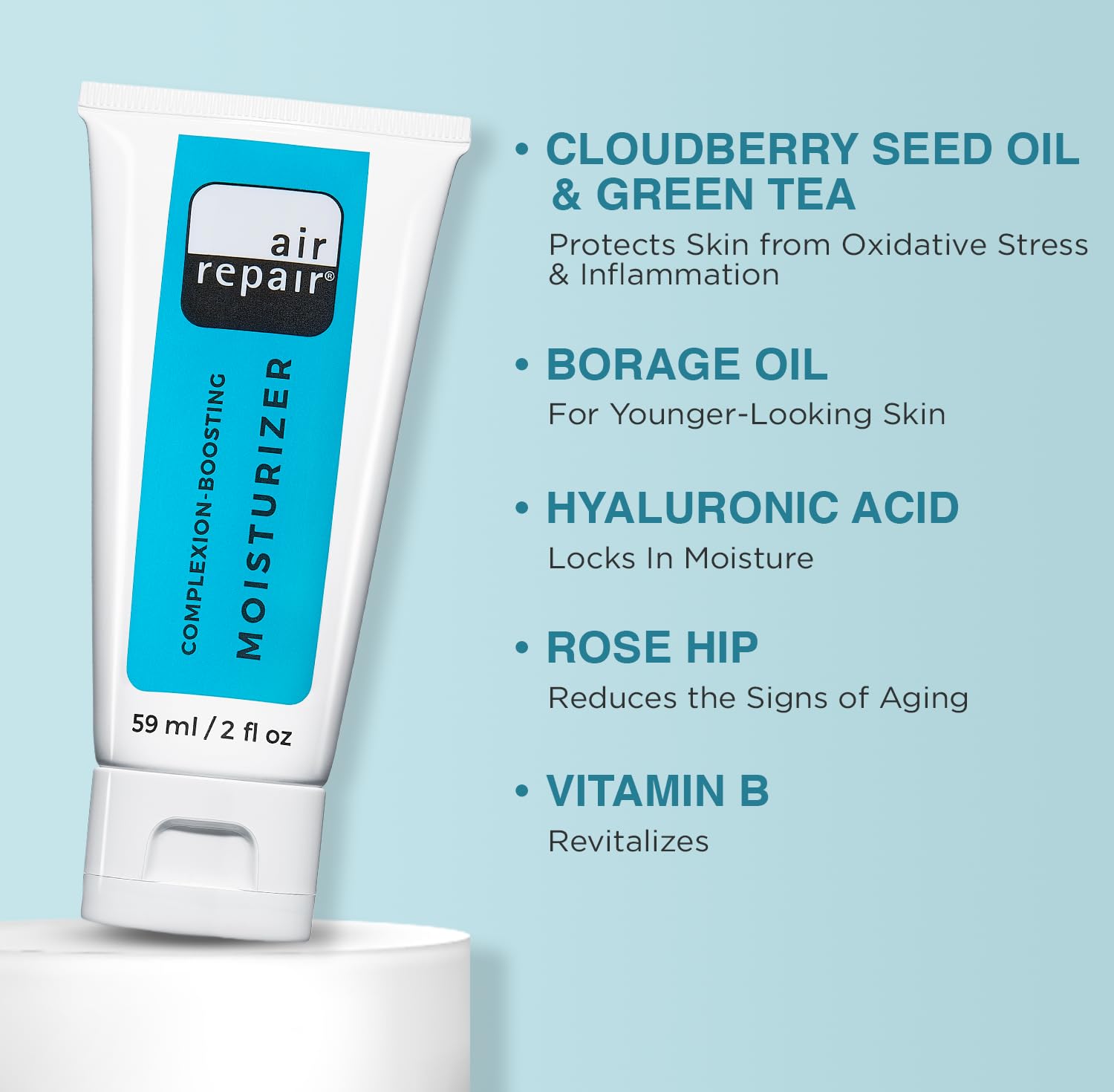 Air Repair Skincare extrait vert: action apaisante pour peaux sensibles