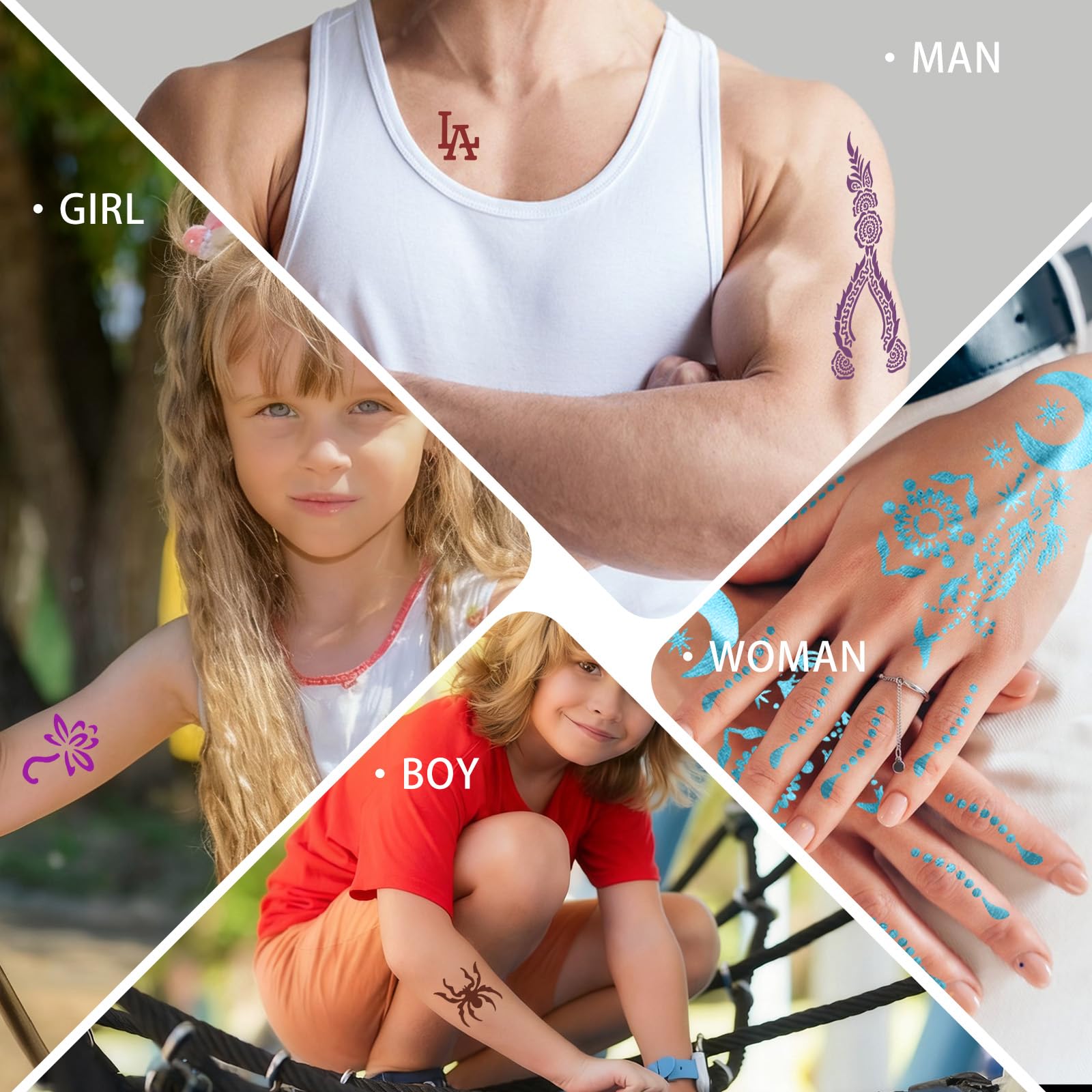 AirNOGO idees cadeau tatouage: cadeau original pour enfants, ados et adultes.