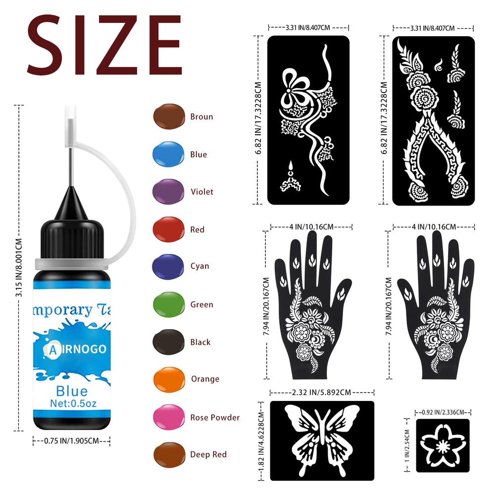 AirNOGO tatouage temporaire imperméable: idée amusante pour événements et fetes.