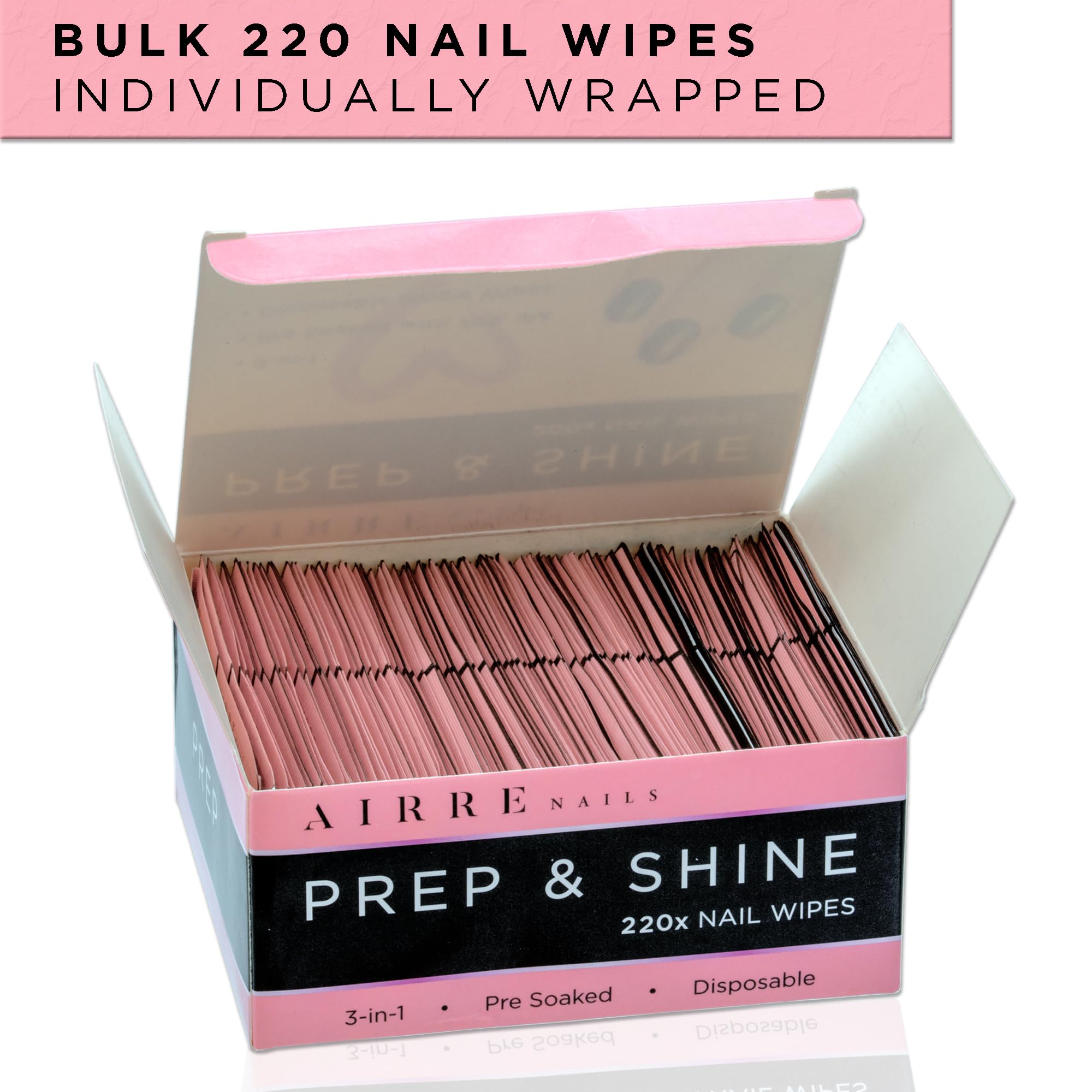Airre NAILS Lingettes-prep-adhesion-optimisee facilite l adhesion et preparation rapide
