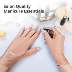 Gants AIRSEE anti-UV, design prolongé couvrant chaque doigt.