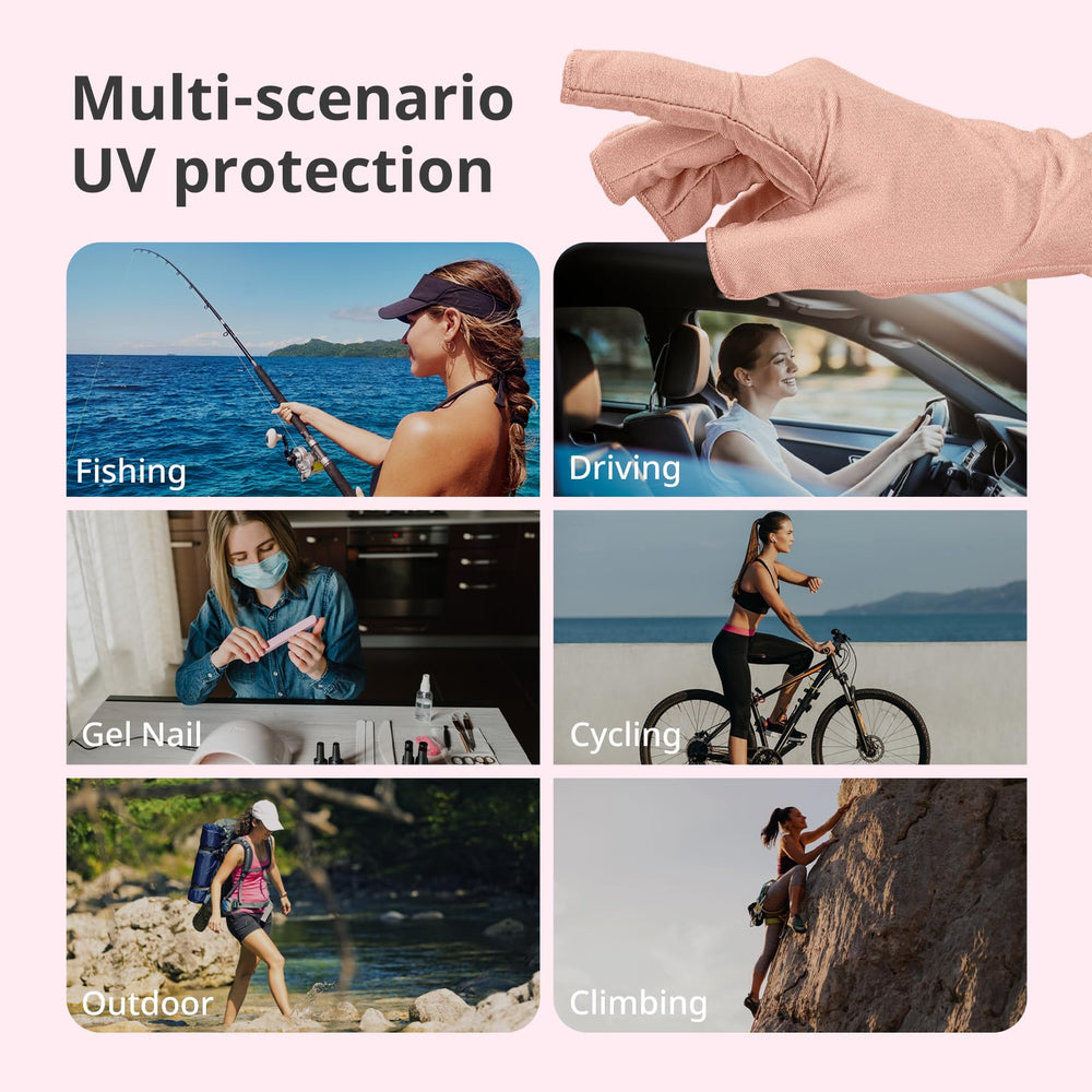 AIRSEE gants anti-UV, lavage facile sans diminuer la protection.
