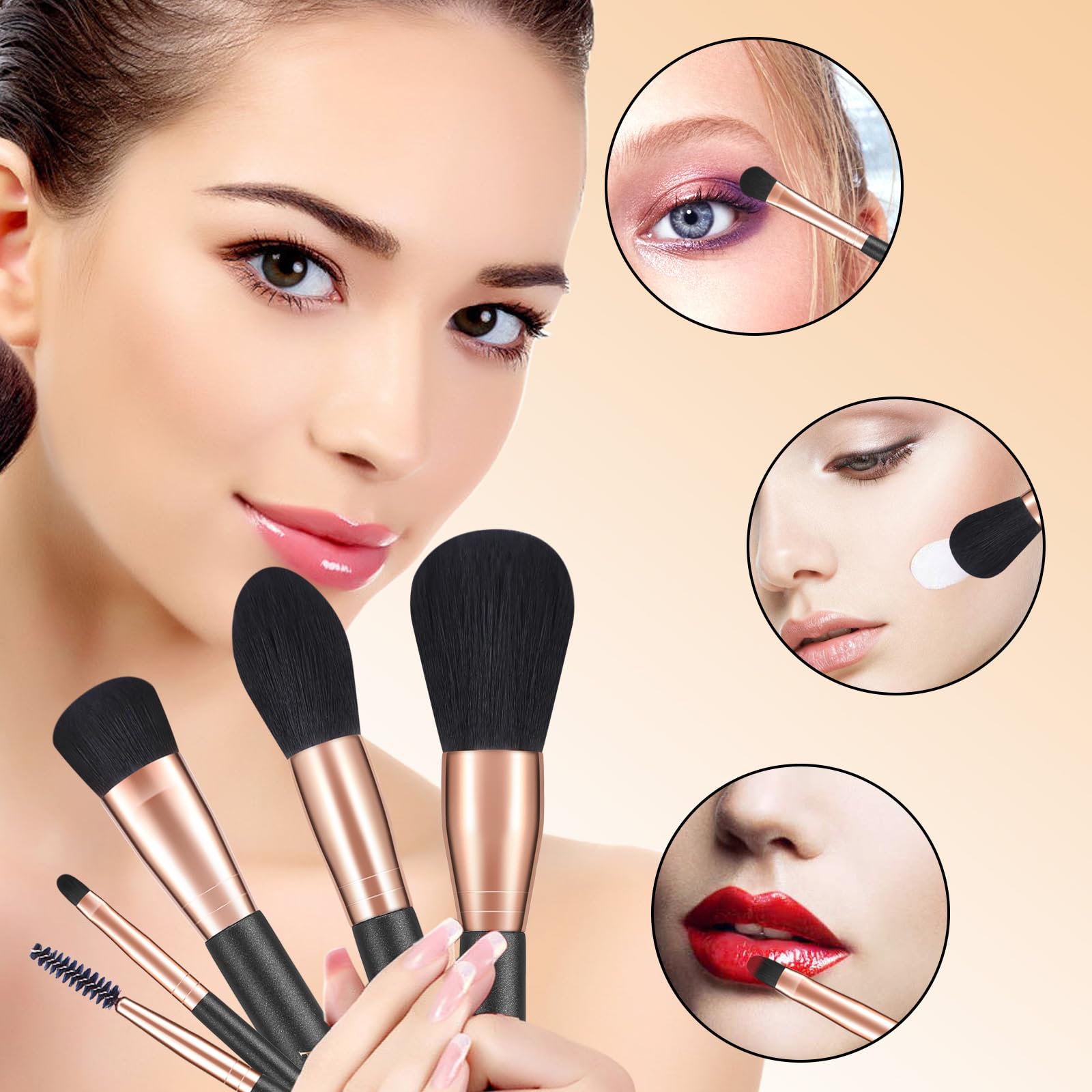 AirWos pinceau blush et contour pro, précision et contour naturel.