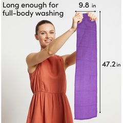 Aisen gant nylon japonais doux, scrub efficace sans frottement excessif.