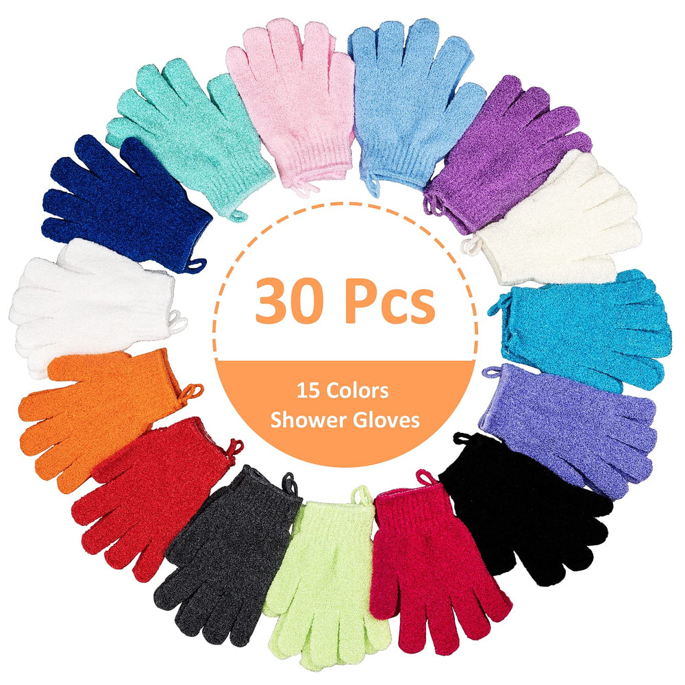 Gants Aisuly en 15 couleurs, différenciation facile et rituel douche coloré.