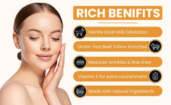 Gel douche AJOMED COSMETICS adapté à tous types de peau et routine familiale.