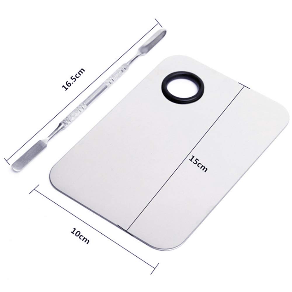 AKIRO ensemble de deux palettes et spatules, kit polyvalent pour professionnels et amateurs.