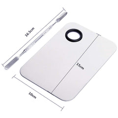 AKIRO ensemble de deux palettes et spatules, kit polyvalent pour professionnels et amateurs.