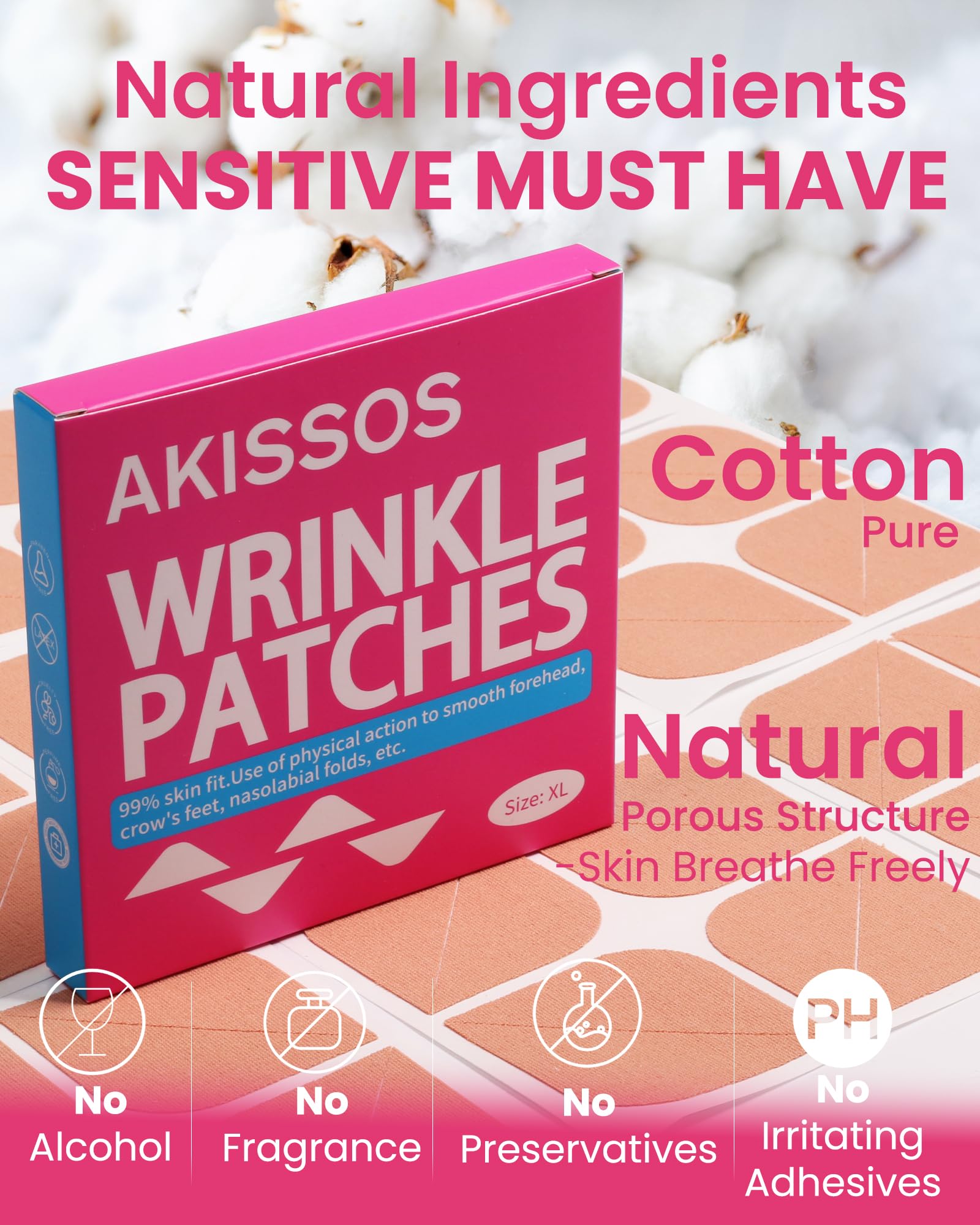 Bande Akissos poitrine offre une couverture ciblée pour le décolleté.