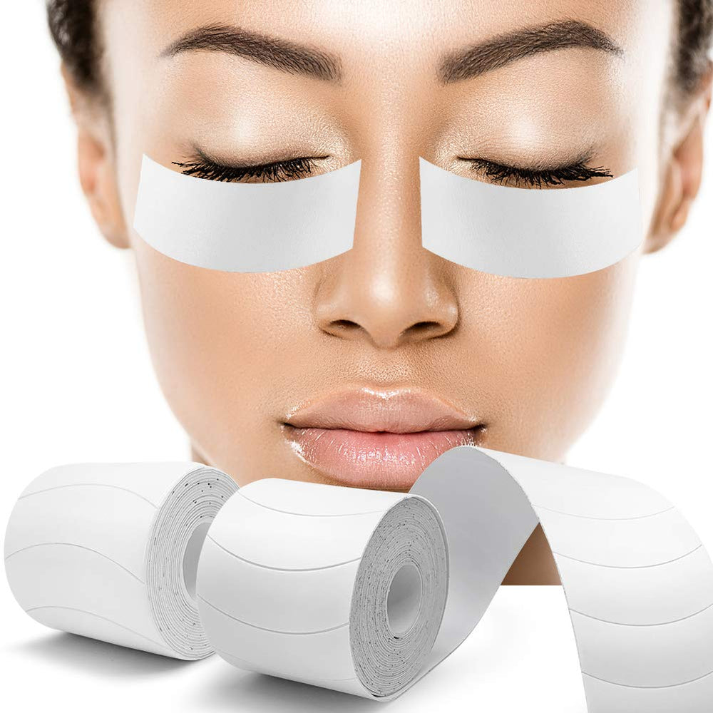Akissos tampons en mousse prédécoupés pour extensions de cils, confort et précision.