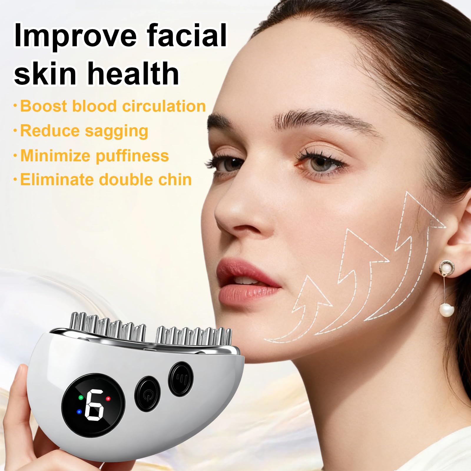 AKRYLIX Chaleur douce reglable visage — therapie thermique douce pour une peau plus souple