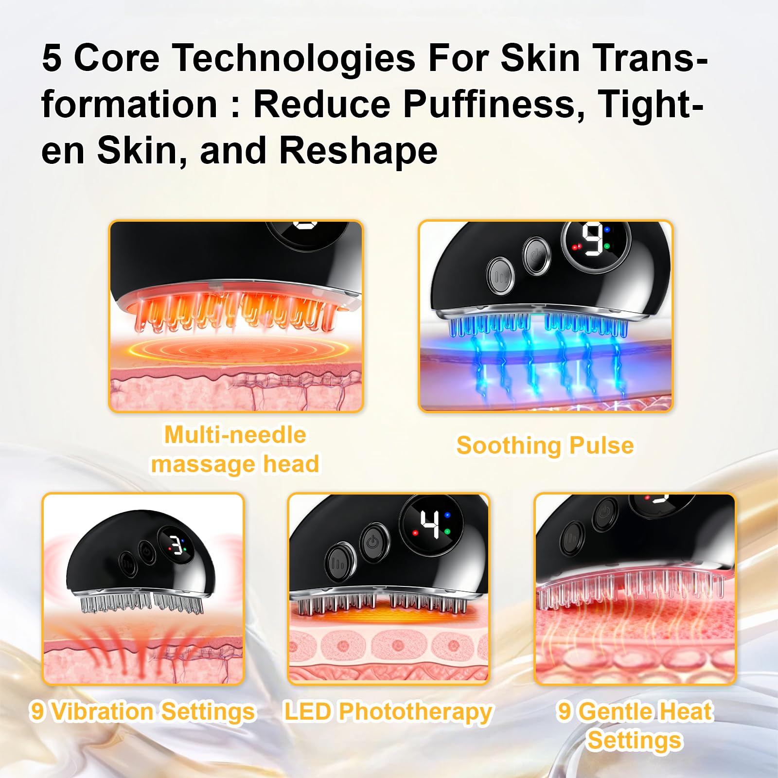 AKRYLIX lumière-rouge-chaleur améliore l'absorption des soins.