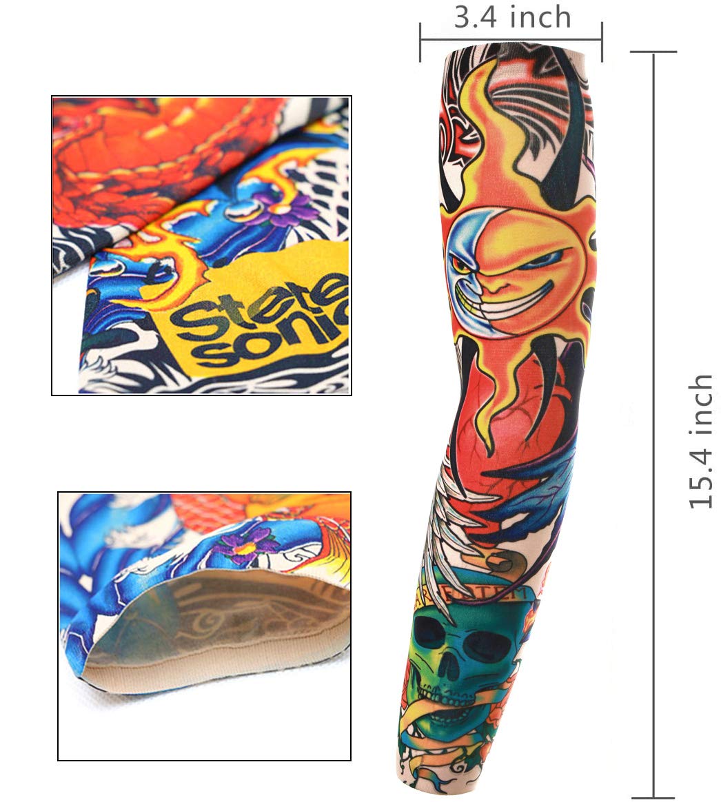 Akstore tatouage manche couronne: design frappant et protection solaire pratique.