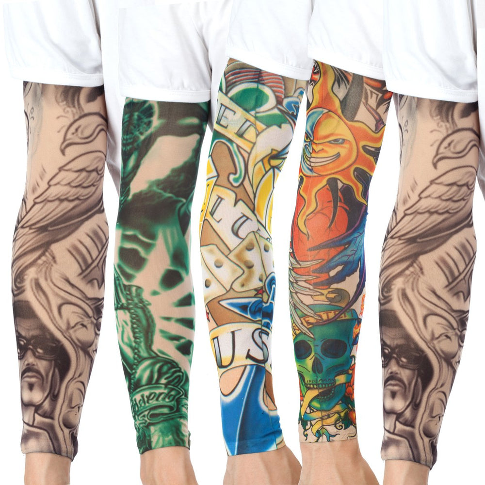 Akstore tatouage manche crâne: rendu réaliste et enfilage facile.