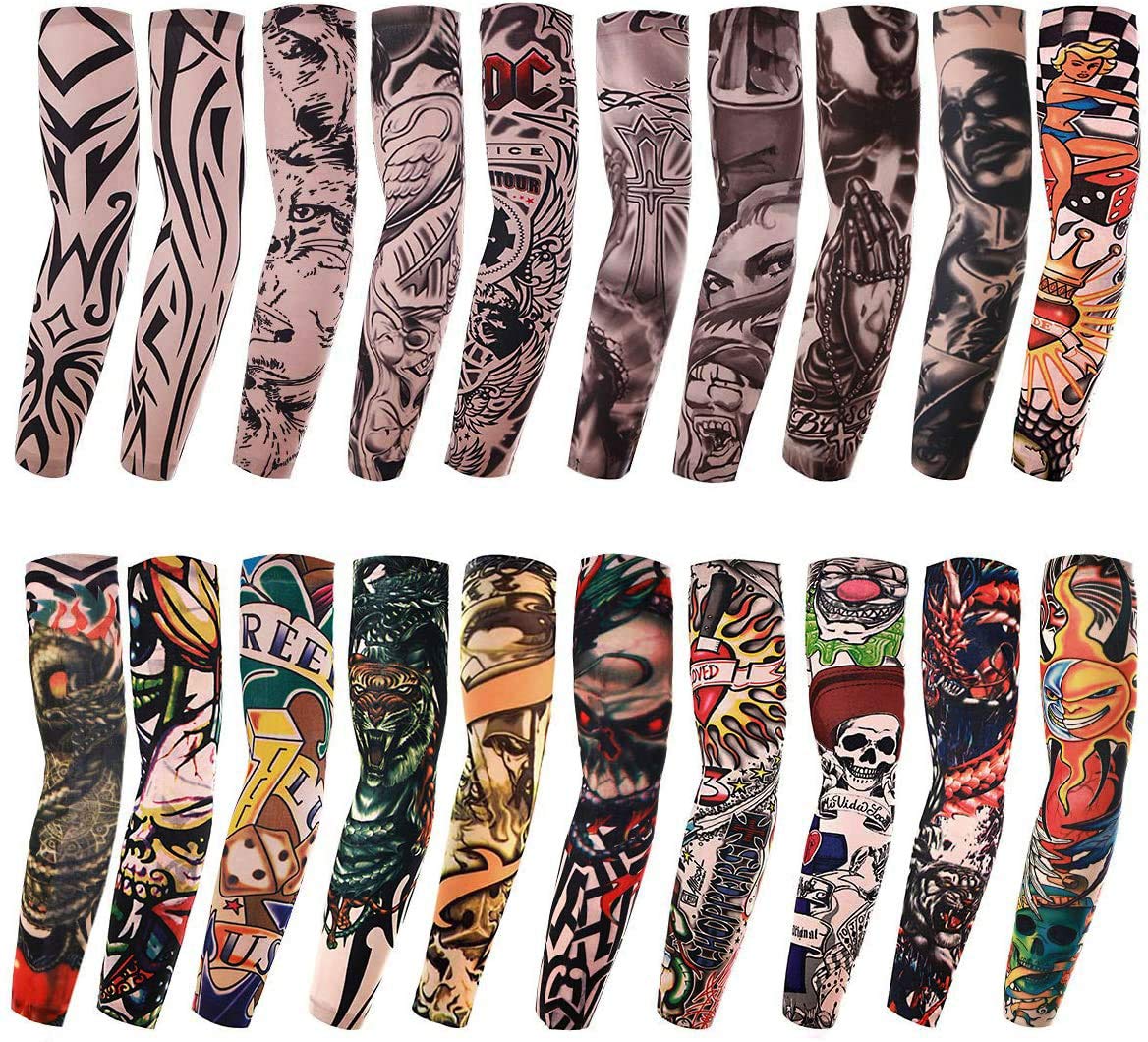 Akstore tatouage manche tigre: protection UV légère et style audacieux.